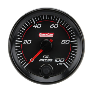 Quickcar Racing Redline Gauge Oil Pressure 69-003