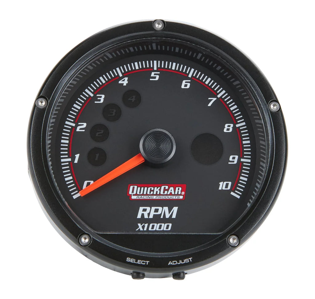 Quickcar Racing Redline Multi-Recall Tach Black 63-002