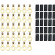 Load image into Gallery viewer, Quickcar Racing Ring Terminal 1/4in 14- 16 Ga w/Heat Shrink 50pk 57-478-50