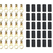 Load image into Gallery viewer, Quickcar Racing Ring Terminal 3/8in 10- 12 Ga w/Heat Shrink 50pk 57-464-50