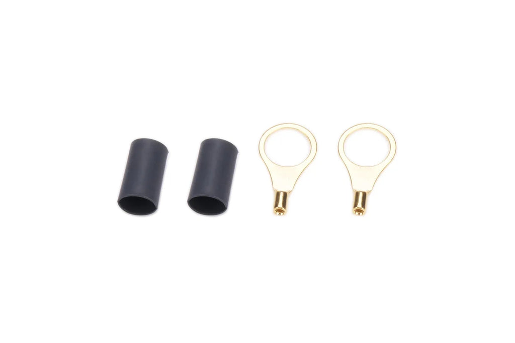 Quickcar Racing Ring Terminal 3/8in 18- 22 Ga w/Heat Shrink Pair 57-467
