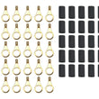 Load image into Gallery viewer, Quickcar Racing Ring Terminal 5/16in 18- 22 Ga w/Heat Shrink 50pk 57-461-50