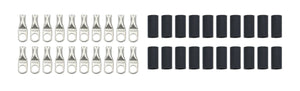 Quickcar Racing Ring Terminal 5/16in 8 Ga w/Heat Shrink 20pk 57-571-20
