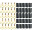 Load image into Gallery viewer, Quickcar Racing Ring Terminal 5/16in 8 Ga w/Heat Shrink 50pk 57-490-50