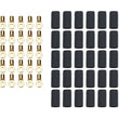 Load image into Gallery viewer, Quickcar Racing Ring Terminal #6 14-16 Ga w/Heat shrink 50pk 57-466-50