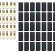 Load image into Gallery viewer, Quickcar Racing Ring Terminal #6 16-22 Ga w/Heat Shrink 50pk 57-476-50