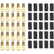 Load image into Gallery viewer, Quickcar Racing Ring Terminal #8 10-12 Ga w/Heat Shrink 50pk 57-468-50