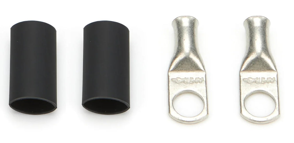 Quickcar Racing Ring Terminals 1/2in 6 Ga w/Heat Shrink 57-583