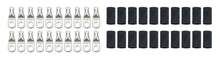 Load image into Gallery viewer, Quickcar Racing Ring Terminals 1/4in 6 Ga w/Heat Shrink 20pk 57-580-20