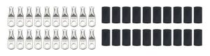 Quickcar Racing Ring Terminals 1/4in 6 Ga w/Heat Shrink 20pk 57-580-20