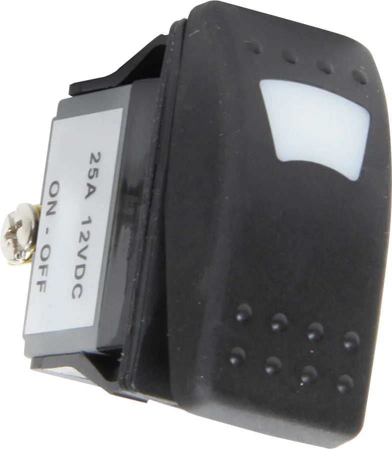 Quickcar Racing Rocker Switch Lighted On /Off Amber 52-604