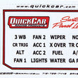 Load image into Gallery viewer, Quickcar Racing Switch Panel Stickers Small Ignition Panels 50-004