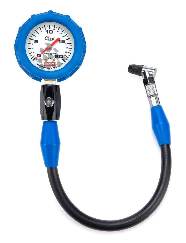 Quickcar Racing Tire Gauge 20 PSI Glo Gauge 56-022