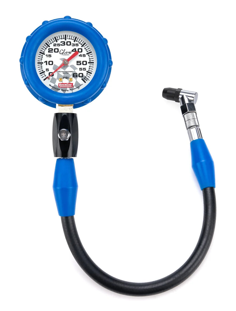 Quickcar Racing Tire Gauge 60 PSI Glo Gauge 56-062