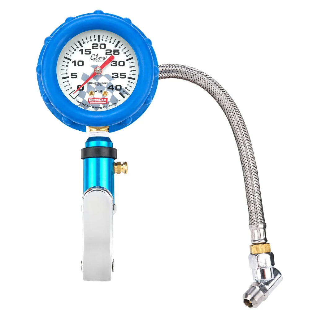 Quickcar Racing Tire Inflator 0-40psi Glow 56-242