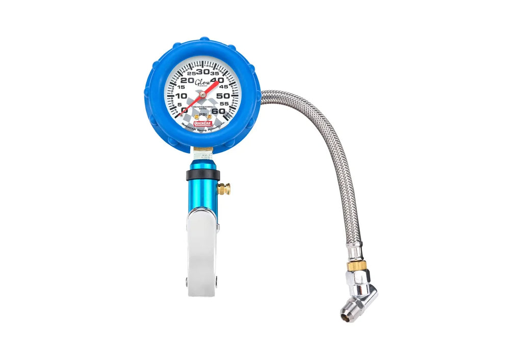 Quickcar Racing Tire Inflator 0-60psi Glow 56-262