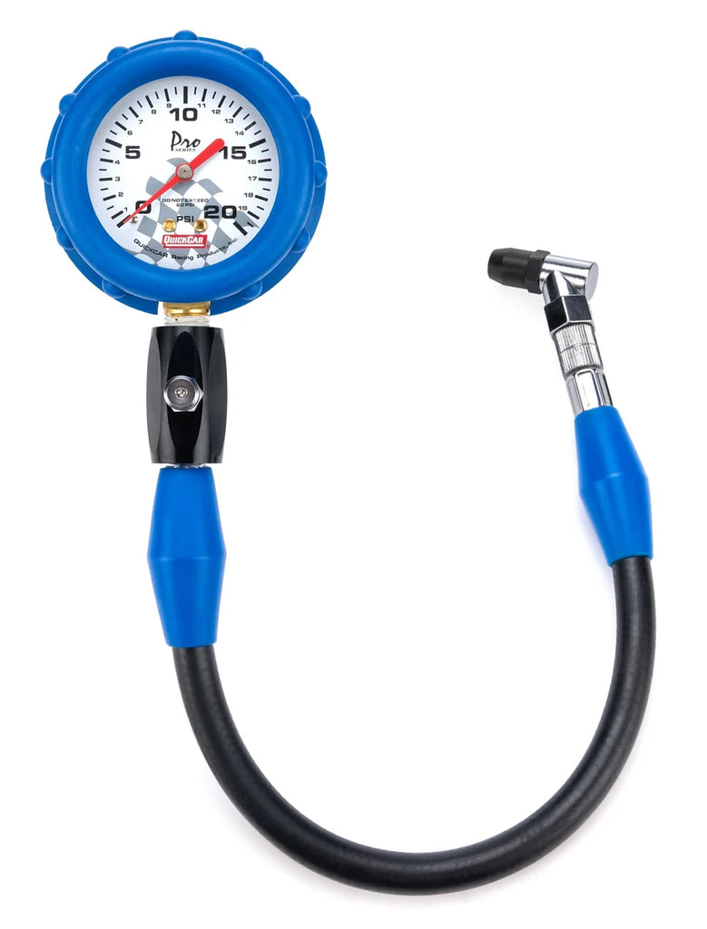 Quickcar Racing Tire Pressure Gauge 20 PSI 56-020