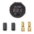 Load image into Gallery viewer, Quickcar Racing Volt Gauge 1-3/8in Blue LED 611-9017