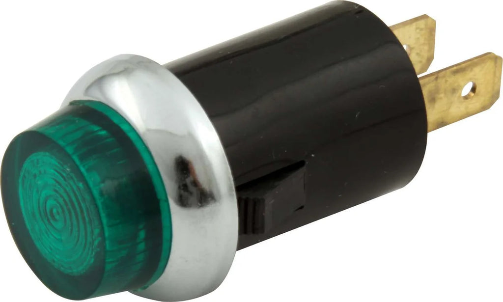 Quickcar Racing Warning Light 3/4  Green Carded 61-709