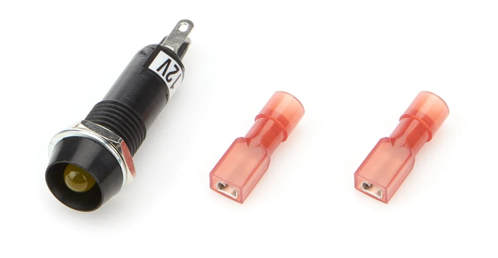 Quickcar Racing Warning Light 3/8in Amber 61-804