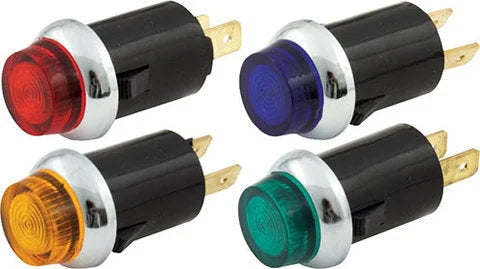 Quickcar Racing Warning Light Kit 3/4in Red/Blue/Green/Amber 61-706
