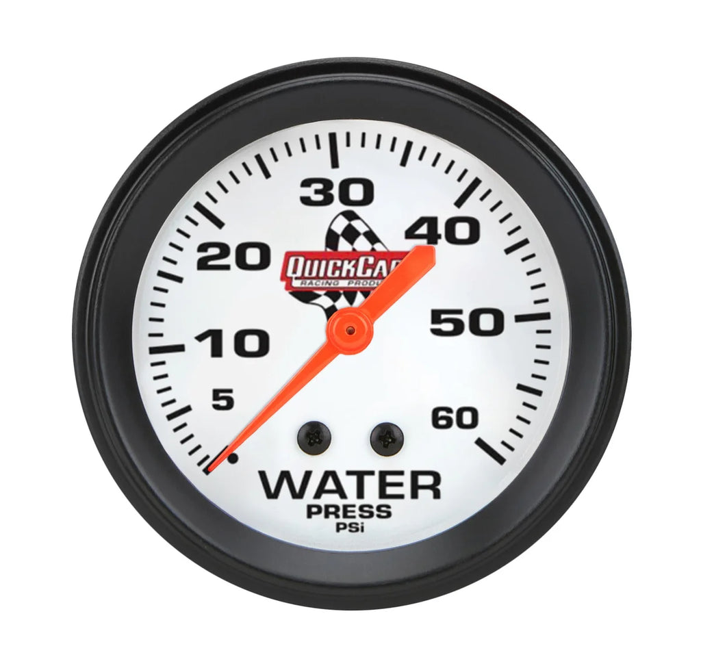 Quickcar Racing Water Pressure Gauge 0-60PSI 2-5/8in 611-6018
