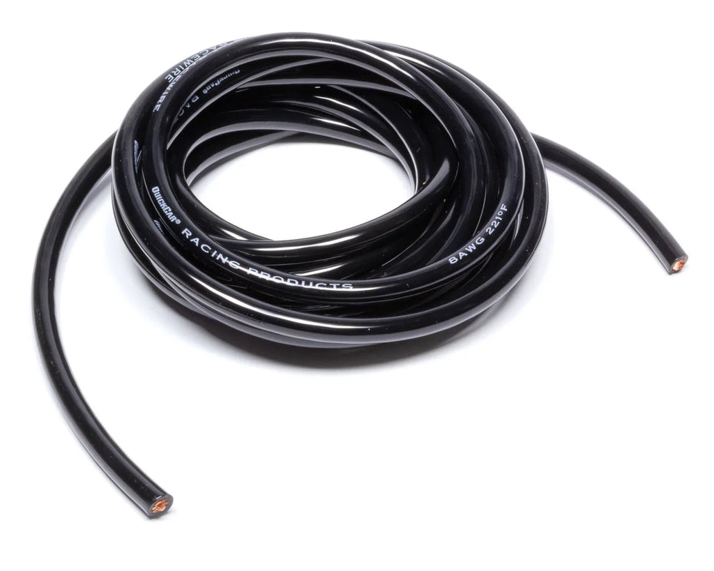 Quickcar Racing Wire 8 Gauge Black 10ft 57-2501