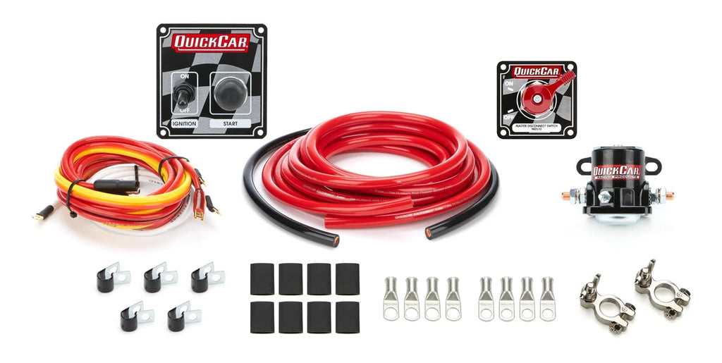 Quickcar Racing Wiring Kit 4 Gauge with 50-102 Panel 50-235