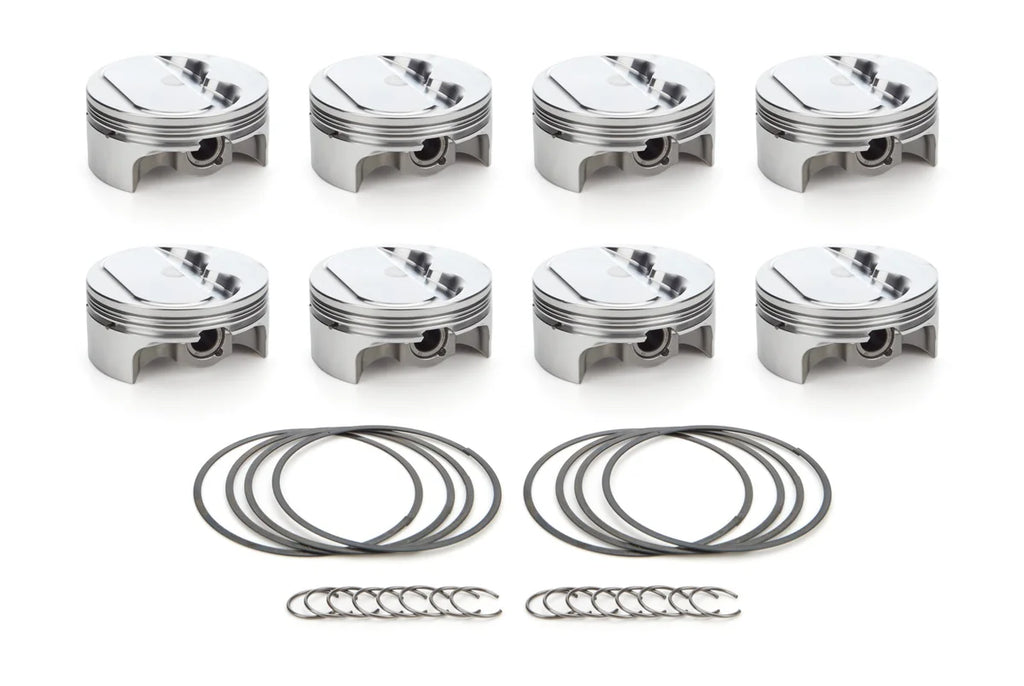 RACE TEC PISTONS SBC Dome Piston Set 4.155 Bore -0.8cc 1000239