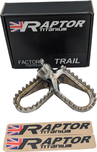RAPTOR - Titanium Foot Pegs Adv Pr Hon - 56-9166