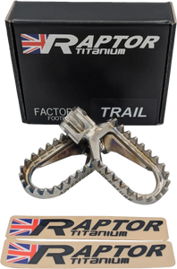 RAPTOR - Titanium Foot Pegs Adv Pr Ktm - 56-9165