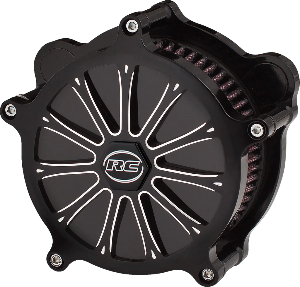 RC Components Airstrike Air Cleaner - Black AB01B-122E - Side View