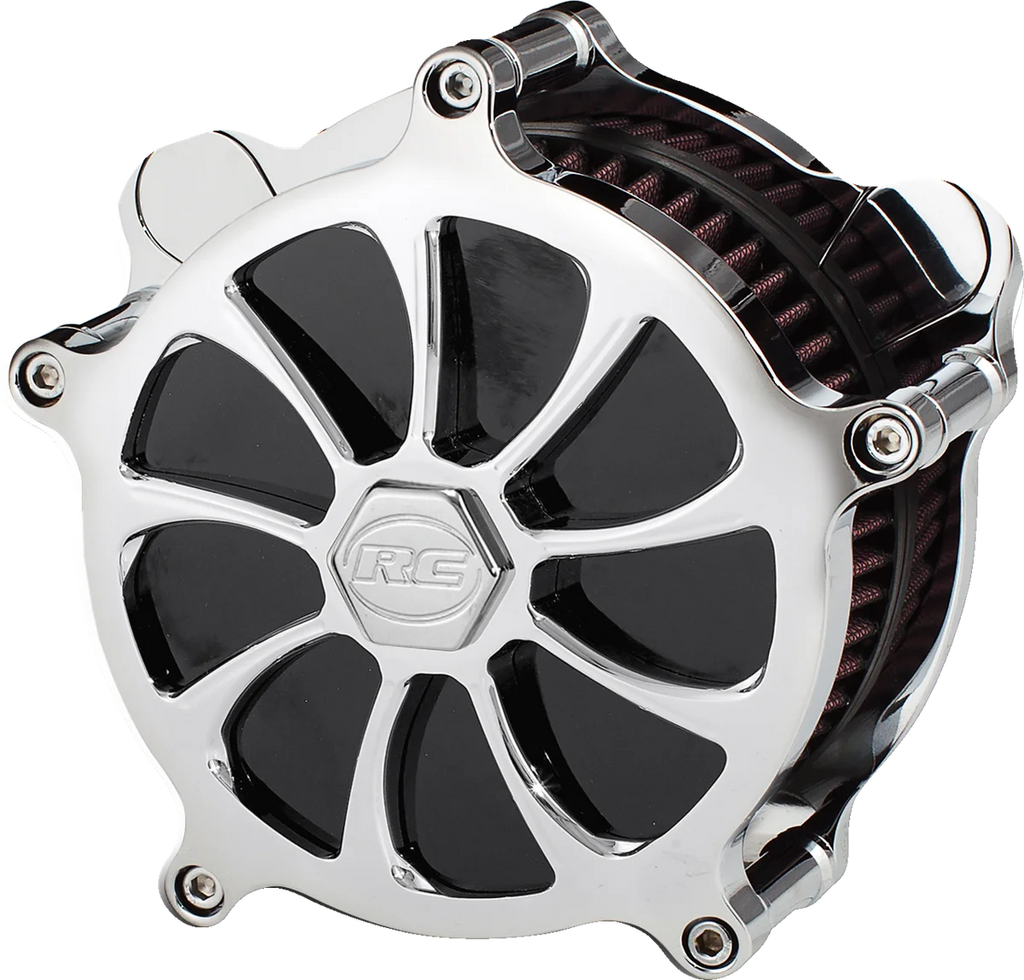 RC Components Airstrike Air Cleaner - Chrome AC-02C-124C - Main Product View