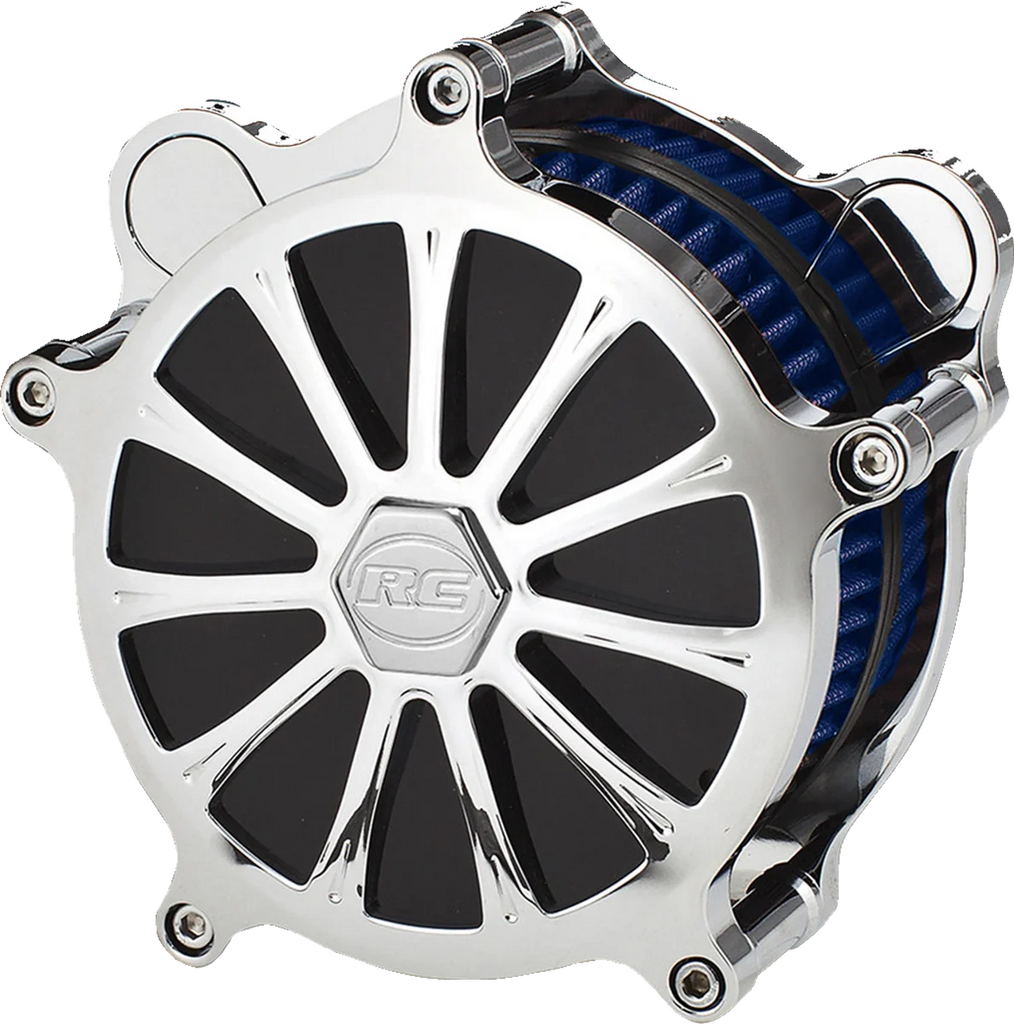 RC Components Airstrike Air Cleaner - Chrome AC-09C-122C - Main Product View