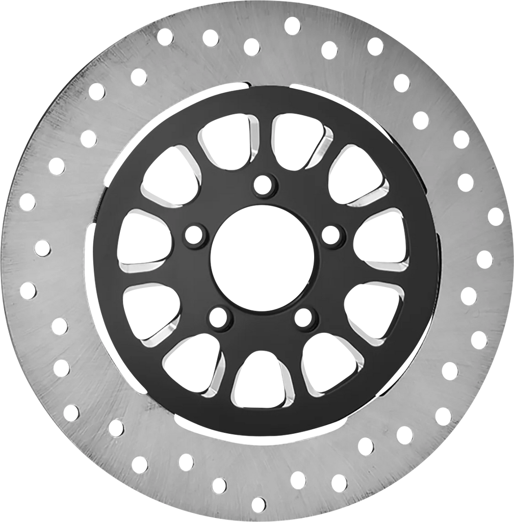RC Components Brake Rotor - Front Right - Dynasty - Anodized Black COG117117ELF2K - Main Product View
