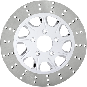 RC Components Brake Rotor - Front Right - Revolt - Chrome COG117124CRF2K - Main Product View