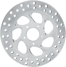 Load image into Gallery viewer, RC Components Brake Rotor - Left Front - Savage Eclipse - Chrome and Black COG11785ELF2K - Side View