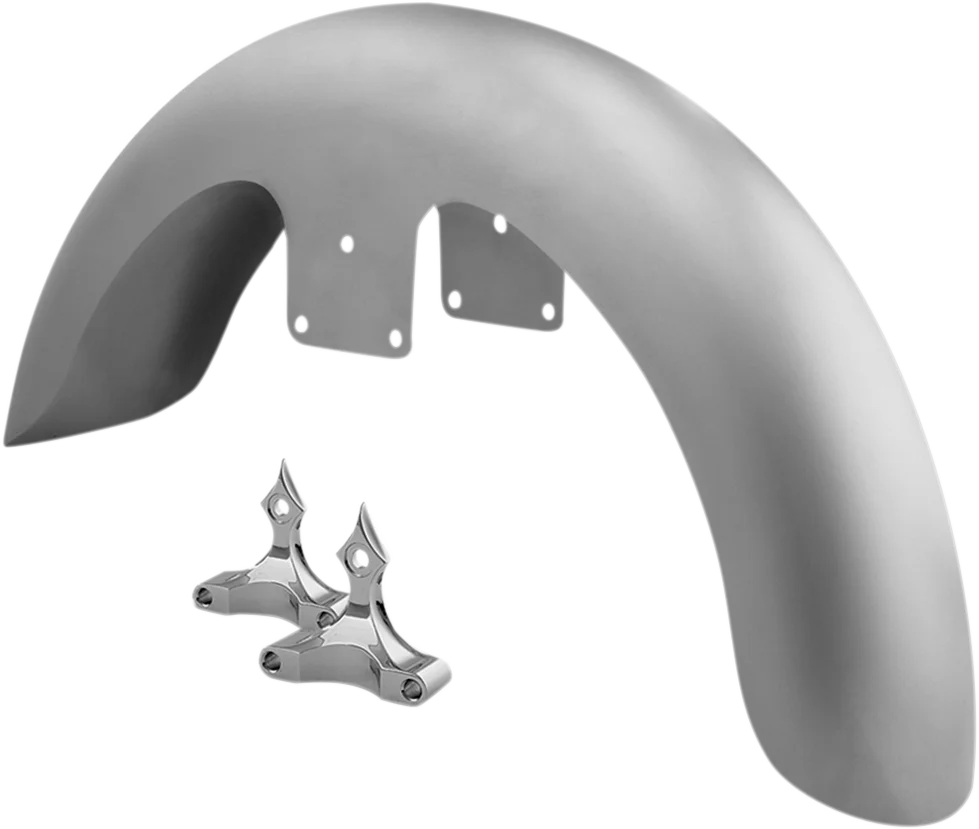 RC Components Builder Front Fender Kit with Chrome Adapters - For 23" Wheel FNDRKT23 - Detail View