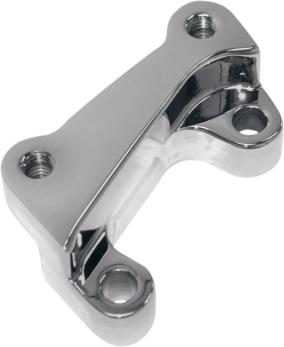 RC Components Caliper Mount - Front Left - Black - 13" HD12361B - Side View