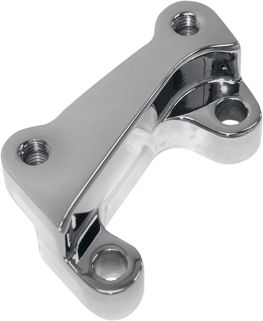 RC Components Caliper Mount - Front Left - Black - 13" HD12362B - Side View