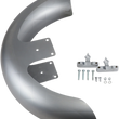 Load image into Gallery viewer, RC Components Phantom Front Fender Kit with Chrome Adapters - For 23" Wheel FNDRKT23RC - Side View