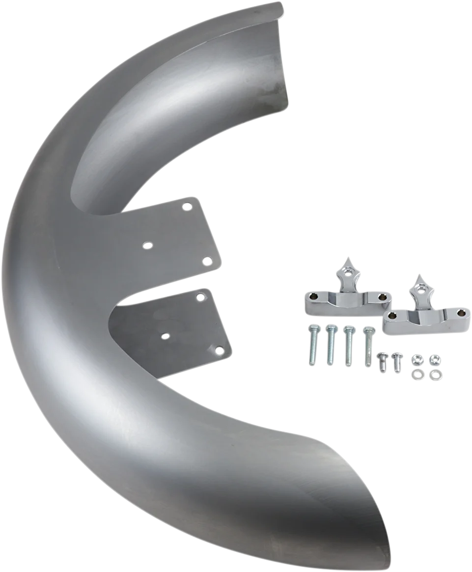 RC Components Phantom Front Fender Kit with Chrome Adapters - For 23" Wheel FNDRKT23RC - Side View