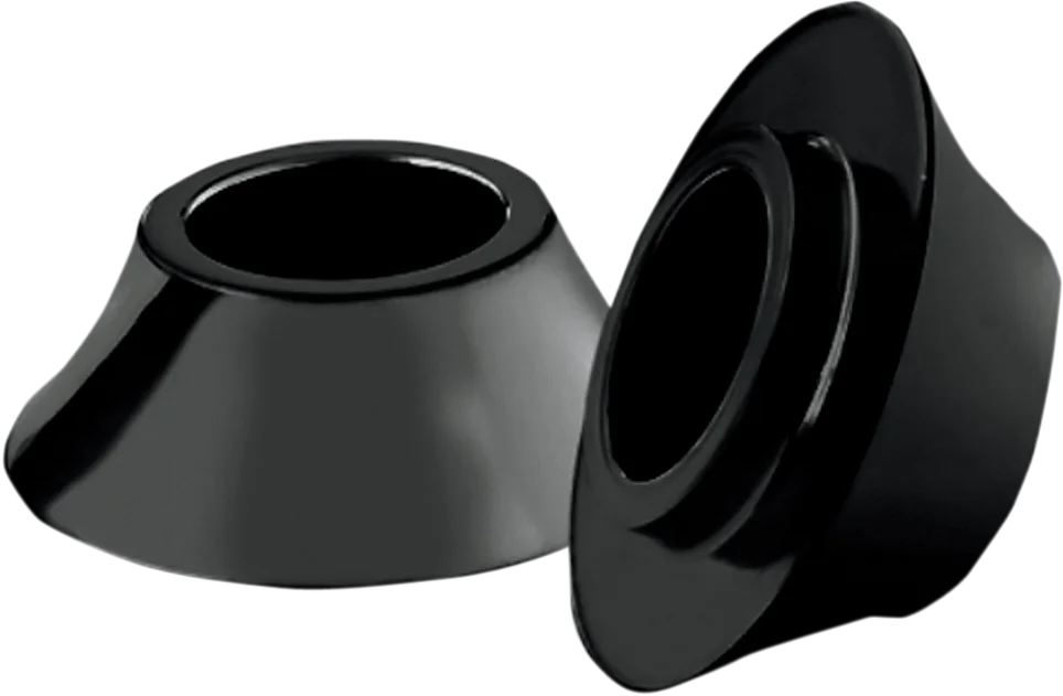 RC Components Tapered Axle Spacer - Front - Black - No ABS - '08+ FLH HD-SPCR-2B - Main Product View