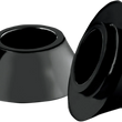 Load image into Gallery viewer, RC Components Tapered Axle Spacer - Front - Chrome - No ABS - '00-'07 FLH HD-SPCR-1C - Side View