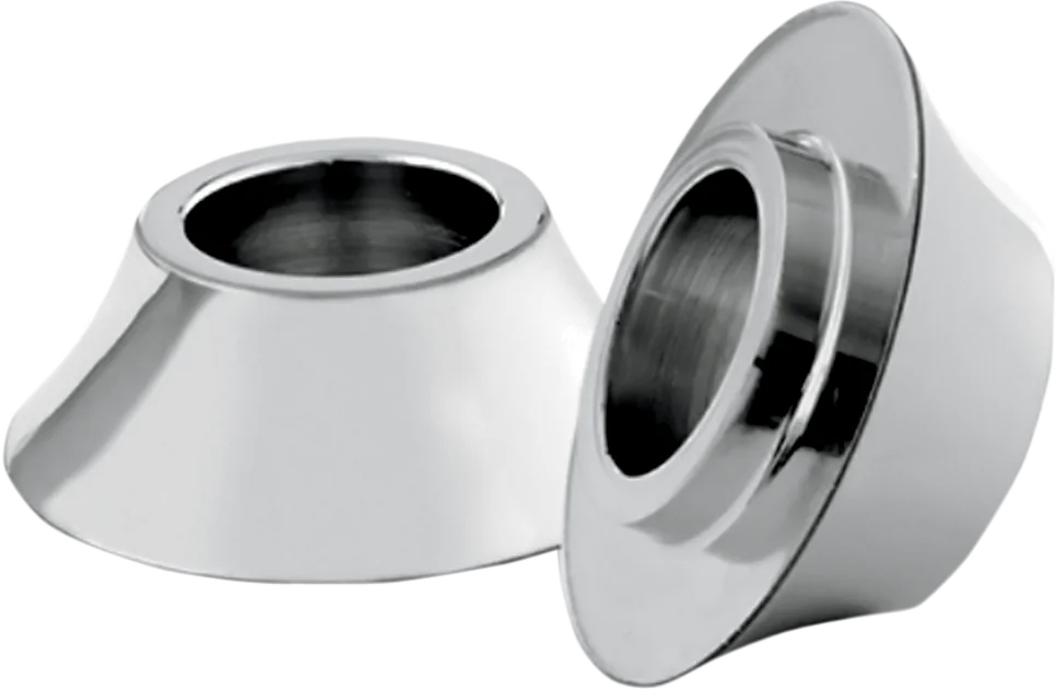 RC Components Tapered Axle Spacer - Front - Chrome - No ABS - '08+ FLH HD-SPCR-2C - Main Product View