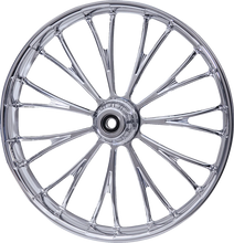 Load image into Gallery viewer, RC Components Wheel - Dynasty - Front - Dual Disc/without ABS - Chrome - 21x3.5 - FLH 213HD031NON117C - Side View
