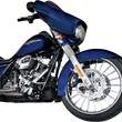 Load image into Gallery viewer, RC Components Wheel - Illusion - Front - Dual Disc/with ABS - Chrome - 21x3.5 213509031A14126 - Side View
