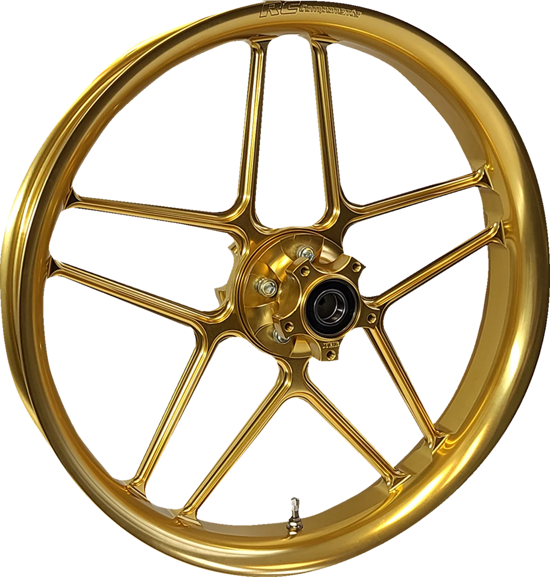 RC Components Wheel - Laguna - Rear - Single Disc/without ABS - Gold - 17x6.25 176-140G-RC - Side View