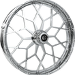 Load image into Gallery viewer, RC Components Wheel - Phenom - Front - Dual Disc/without ABS - Chrome - 21x3.5 - FLH 213HD031NON135C - Main Product View