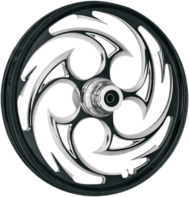 RC Components Wheel - Savage Eclipse - Rear - Single Disc/without ABS - Black Eclipse - 16x3.5 16350-9978-85E - Side View
